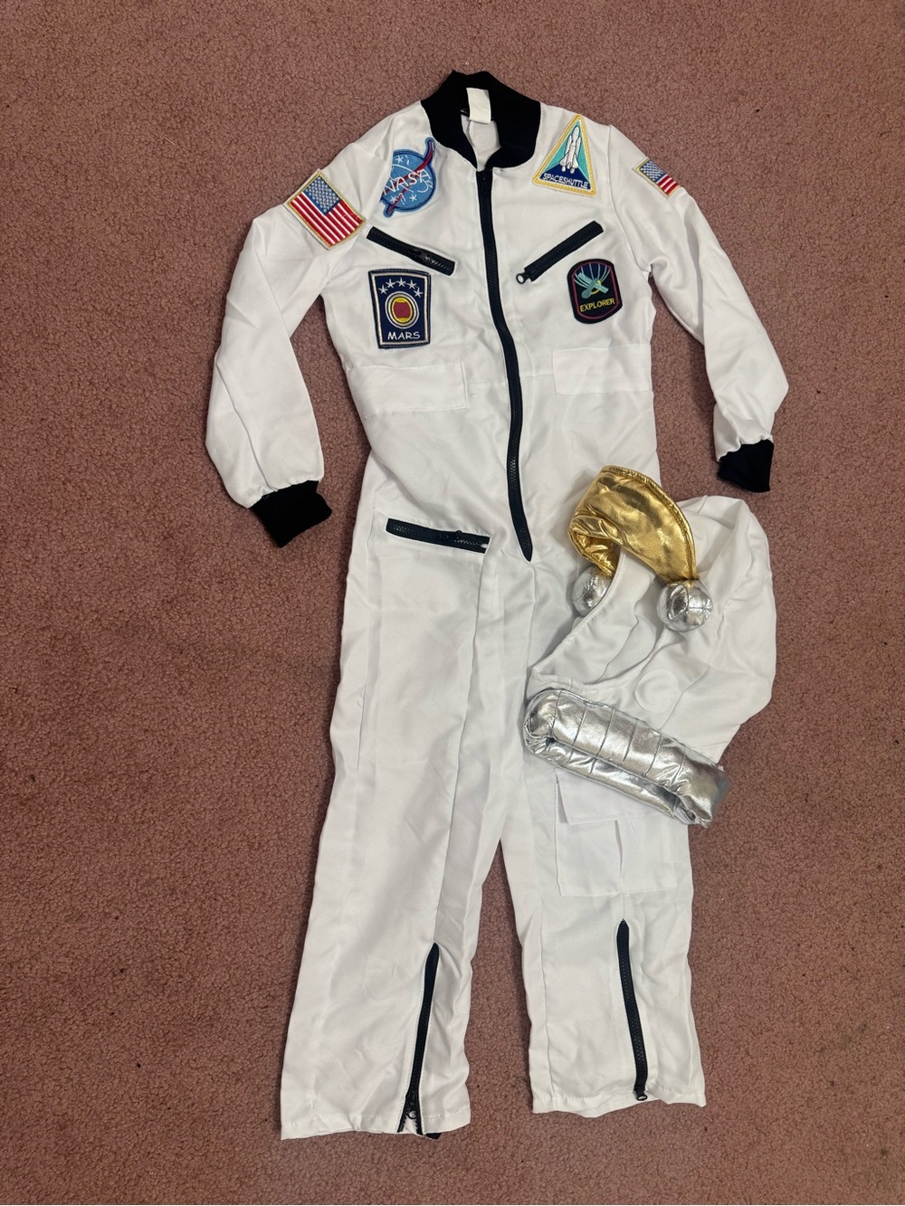 New m med  astronaut space jumpsuit costume  pants